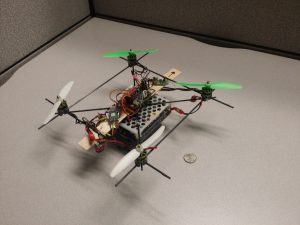 500 gram micro aerial vehicle (MAV) we used for the competition