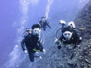 SCUBA-diving in Saipan